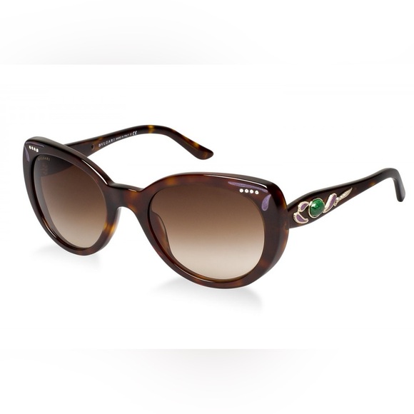 BVLGARI Havana Brown Shaded sunglasses